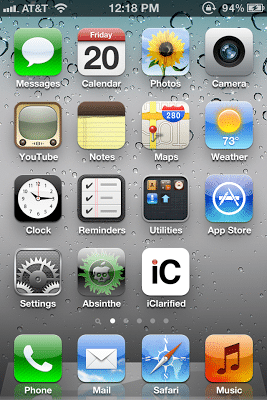 Jailbreak IPhone 4S with Absinthe Greenpois0n
