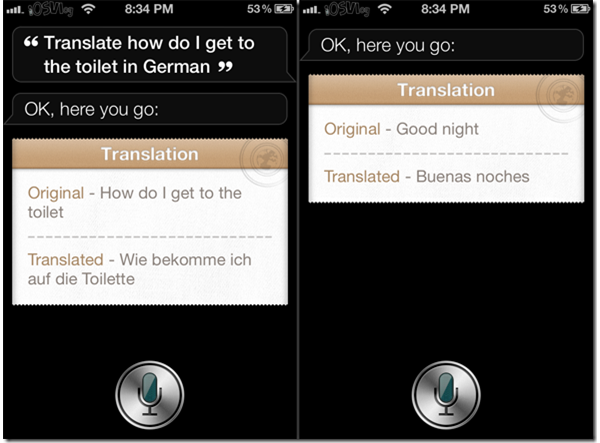 Lingual Siri Tweak