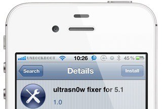 Ultrasn0w Fixer iOS 5.1