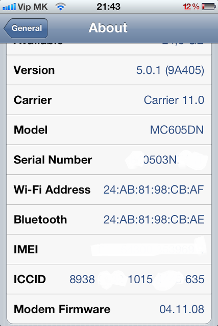 Unlocked iPhone 4 baseband 4.11.08