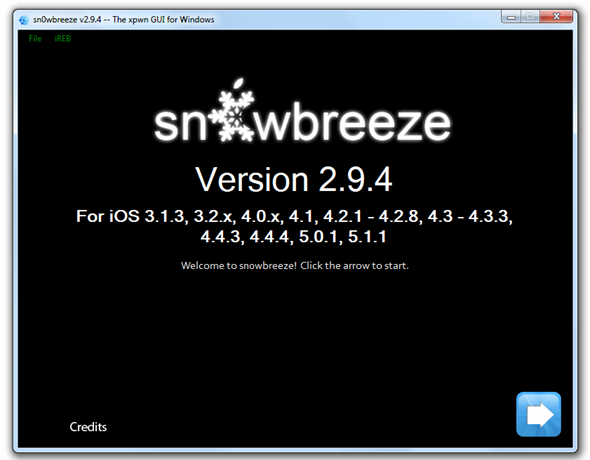 Download Sn0wBreeze Tool