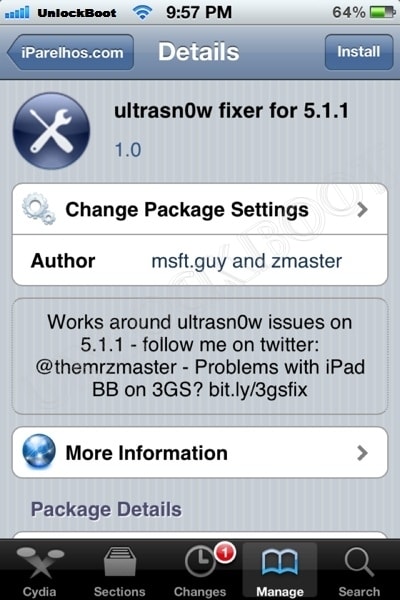 Unlock 5.1.1 iPhone fixer
