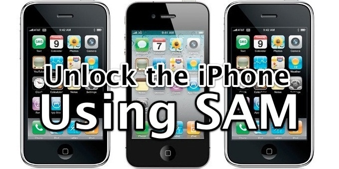 unlock iphone 4 with SAM