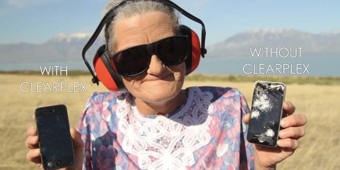ClearPlex: Viral Ad — Granny Shoots up MacBook and iPhones [Video]