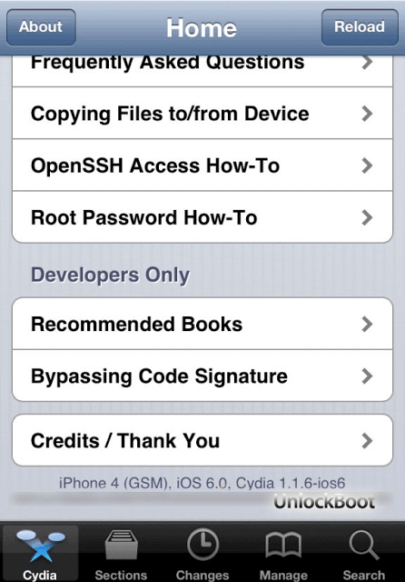 Install Cydia on iOS 6