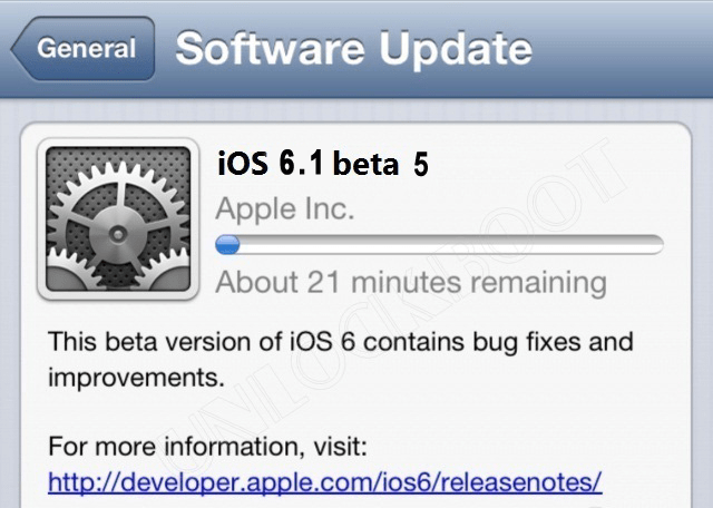 iOS 6.1 beta 5 Download links
