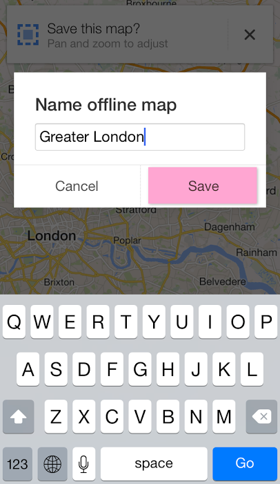 offline google maps for iphone