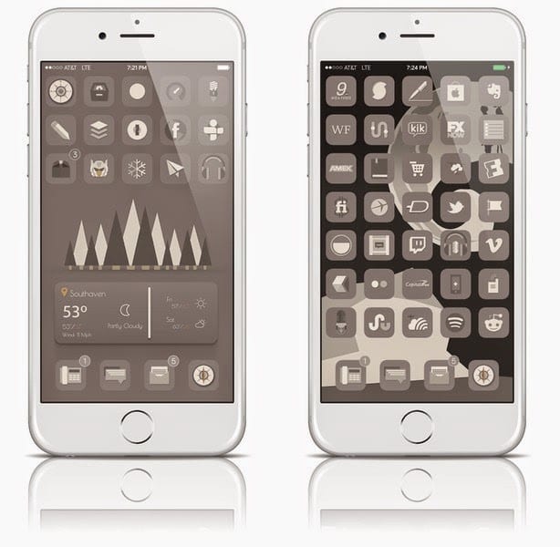 Zen8 iOS 8 Theme