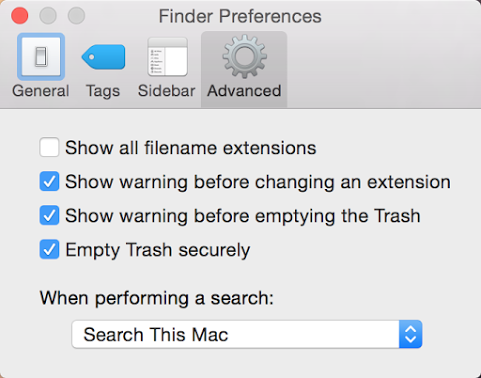 how to empty trash on mac