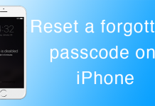 reset iphone passcode
