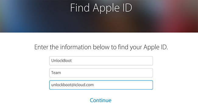Raskite „iCloud“ slaptažodį