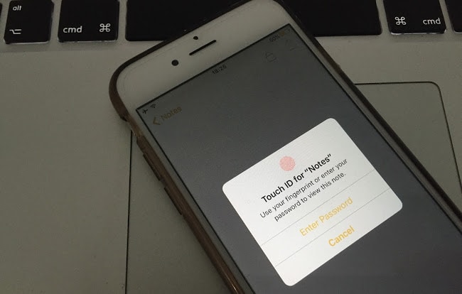 Lock Notes With Touch ID