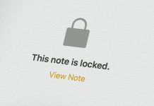 locked notes iphone