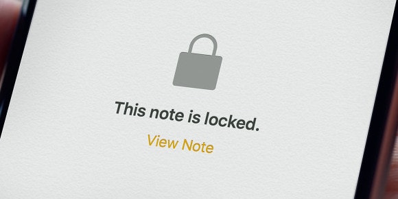 Lock Notes On iPhone