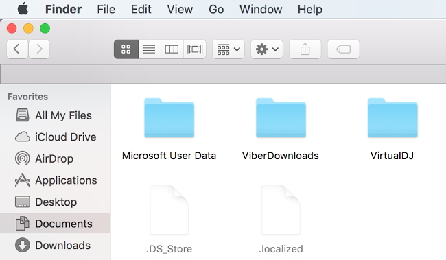 show hidden files on mac