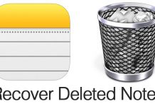 Recover Deleted Notes on iPhone