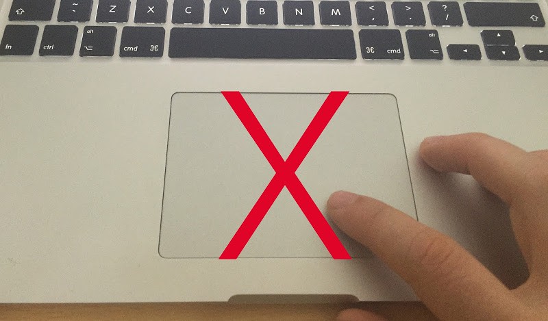 probleemoplossing met Apple Macbook-trackpad