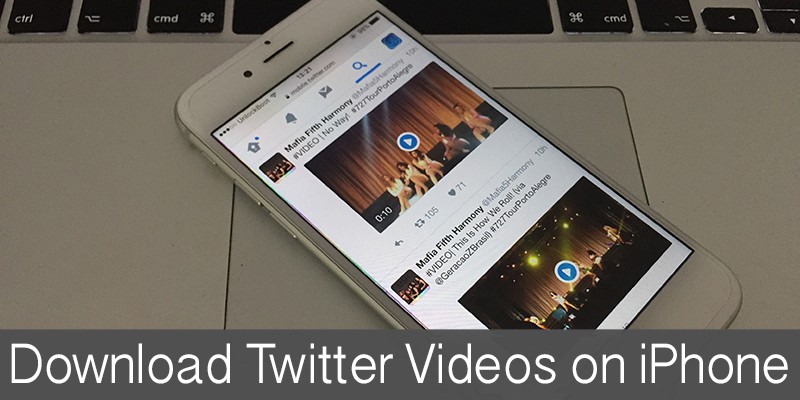 download twitter videos on iphone