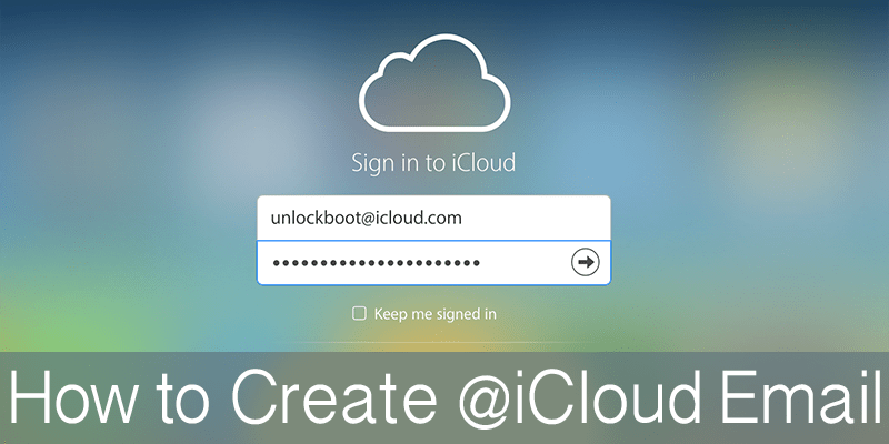 Create iCloud Email Address