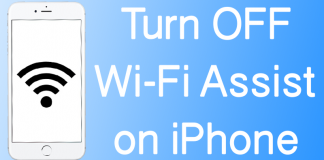 disable wifi assist