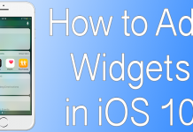 ios  widgets add