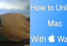 unlock mac with iwatch