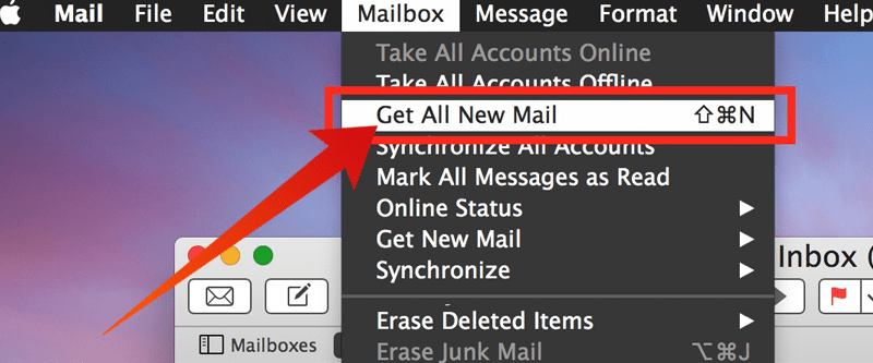 Refresh Mail App on Mac