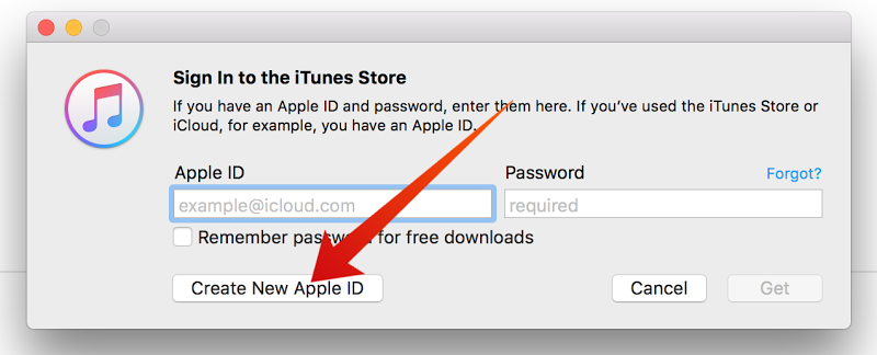 this apple id has not yet been used with the app store