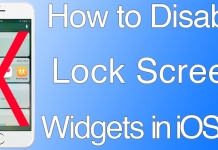 disable widgets ios
