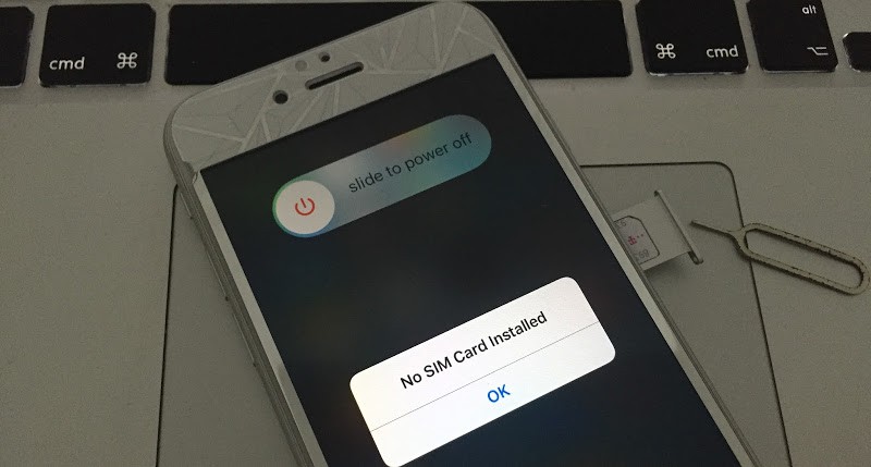 Invalid Sim card iPhone error