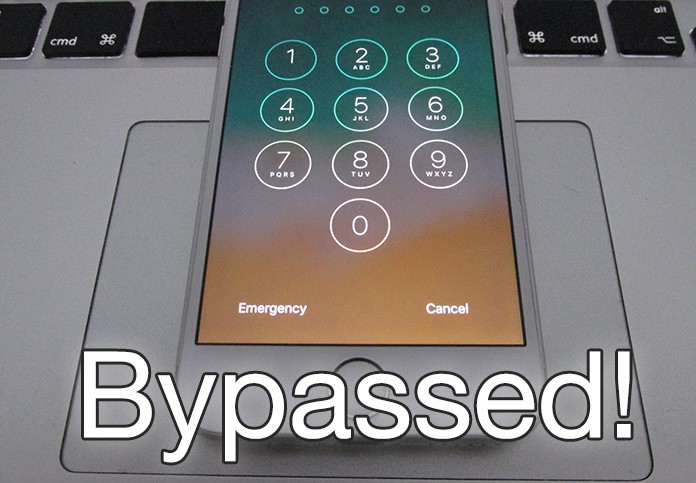 bypass lock screen on iphone