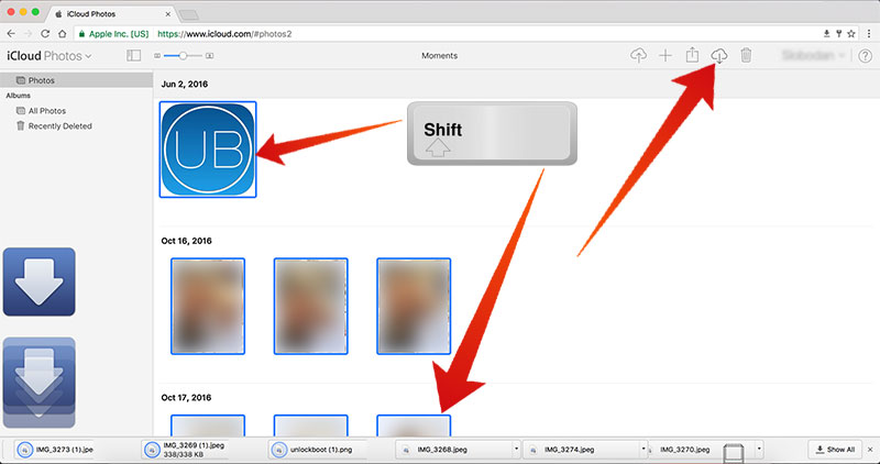 recover photos from icloud