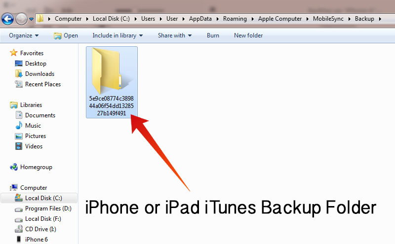 delete iphone backup on mac
