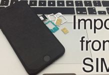 import contacts from sim to iphone