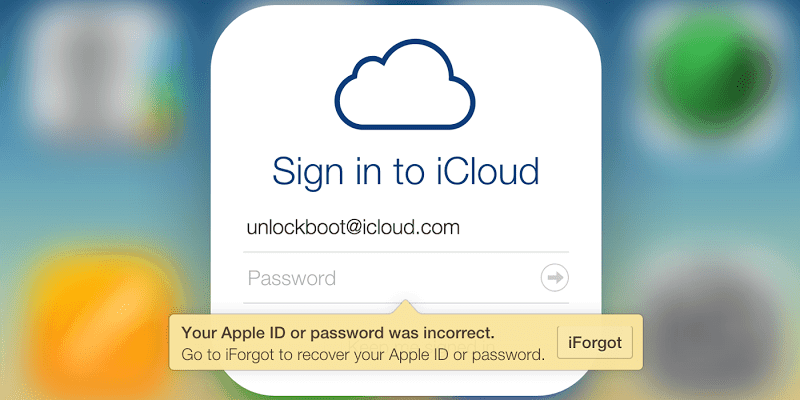 forgot icloud password