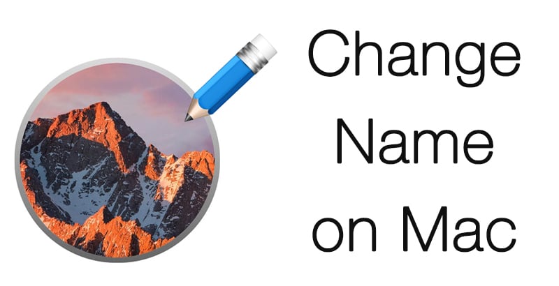 change computer name on mac