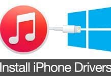 install iphone drivers on windows 10