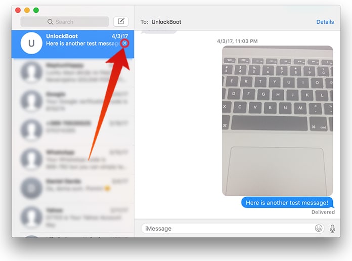 permanently delete imessages on mac