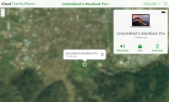 find stolen macbook
