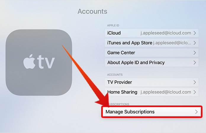 cancel youtube red on apple tv
