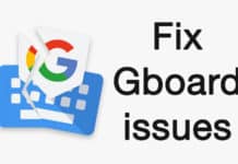gboard not working on iphone