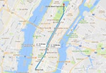 google maps walk directions