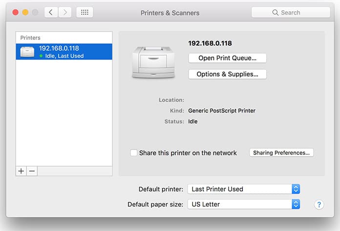 print front and back on mac