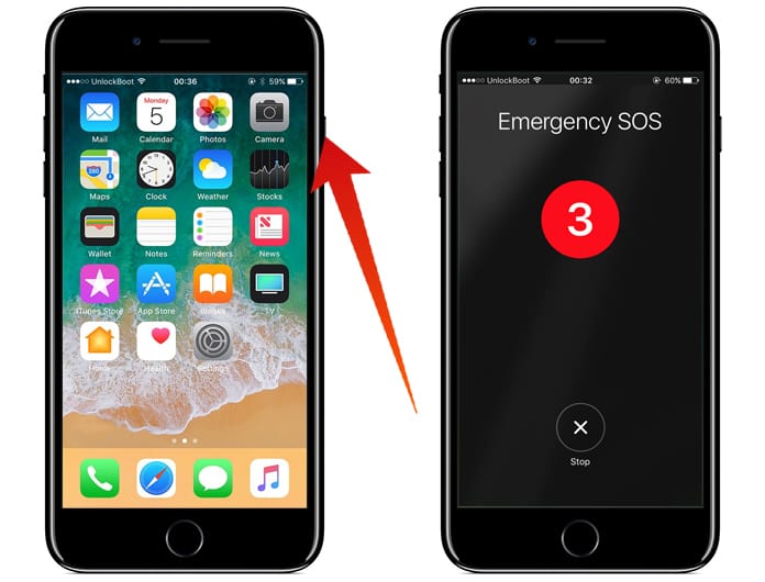 emergency sos iphone
