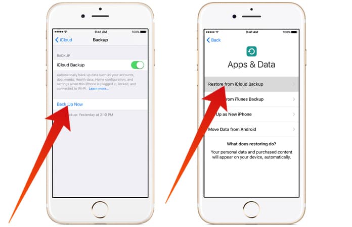 download photos from icloud to iphone
