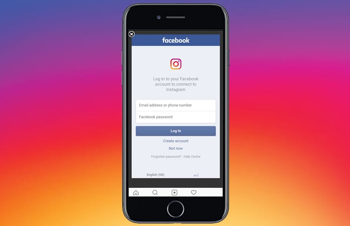 automatically share instagram to facebook