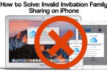 How to Solve: Invalid Invitation Family Sharing on iPhone