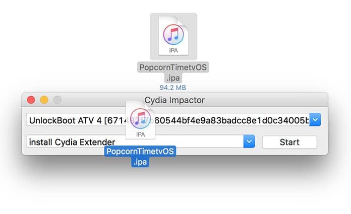 popcorn time ipa for apple tv