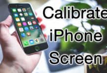 how to calibrate iphone