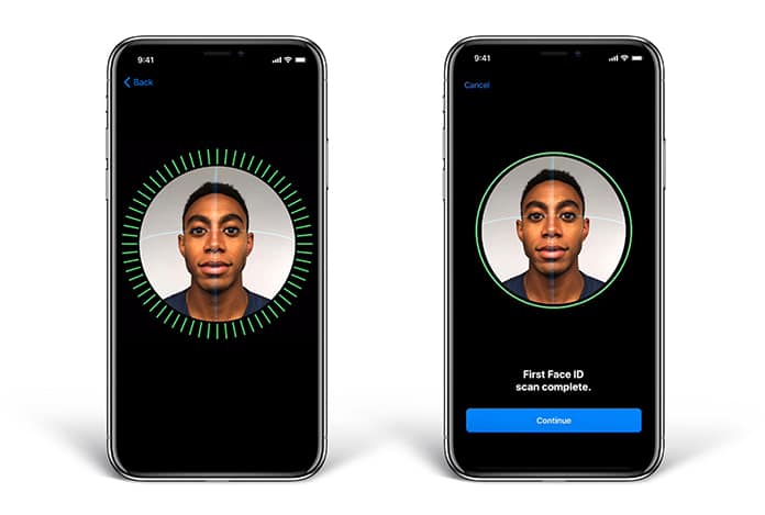 iphone x face id not working